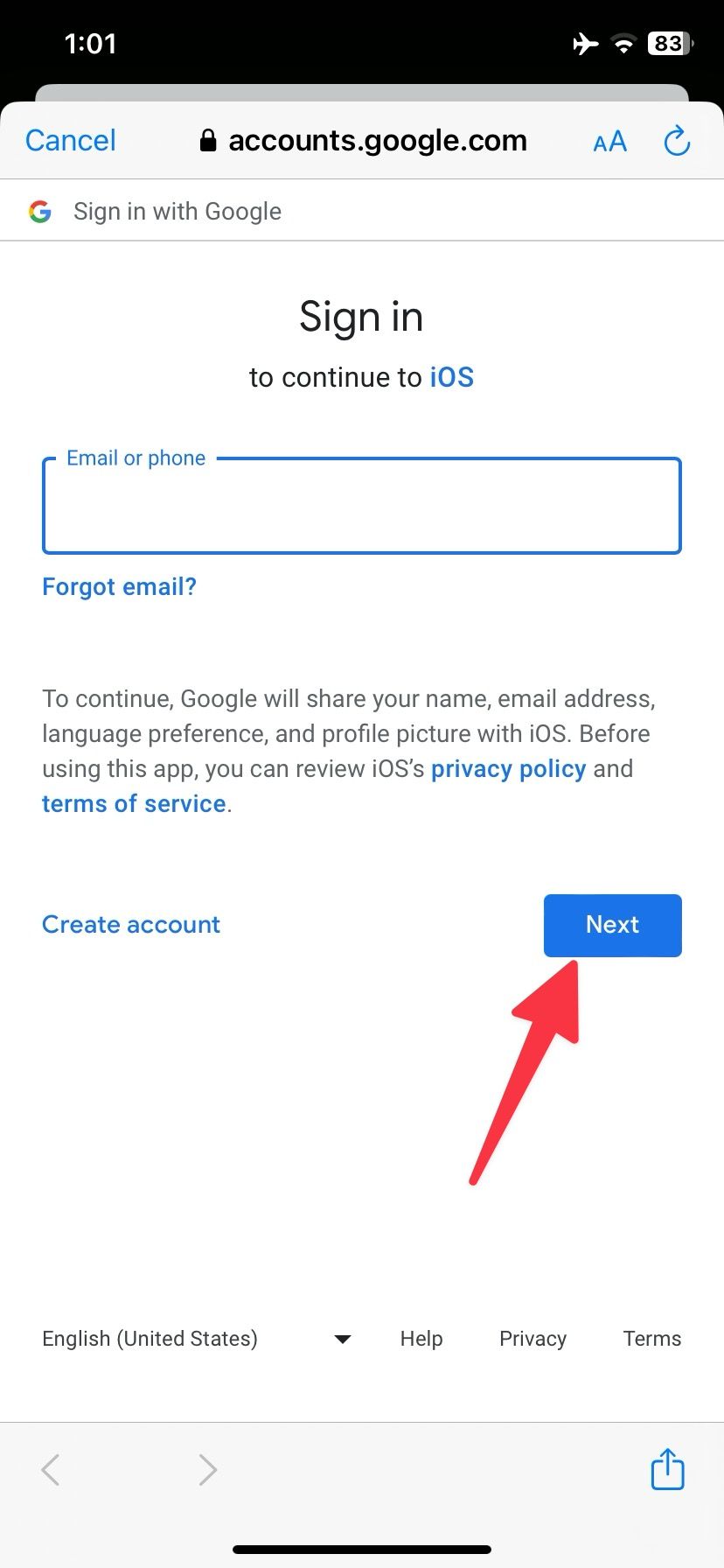 adicionar e-mail do Gmail no iPhone