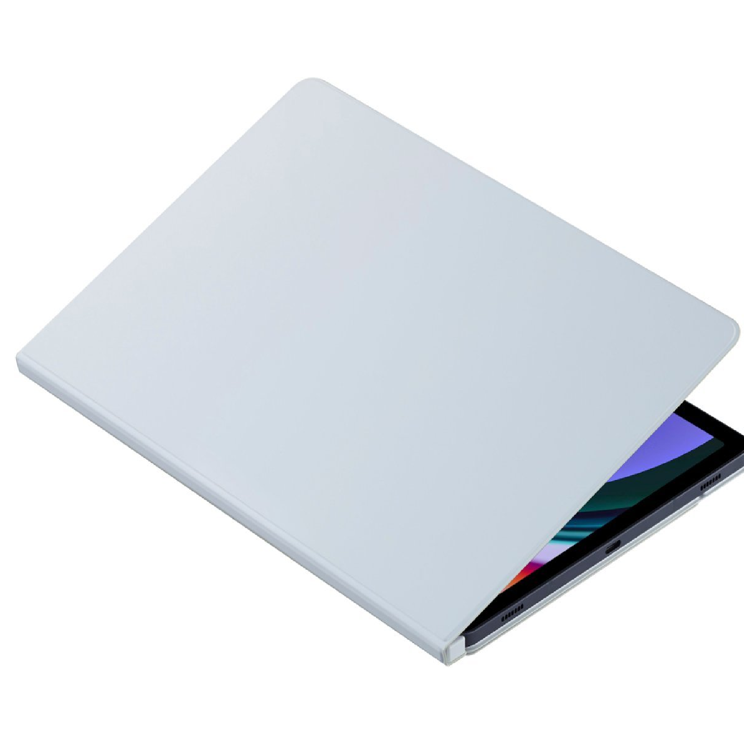 Capa de livro inteligente Galaxy Tab S9 em fundo branco.