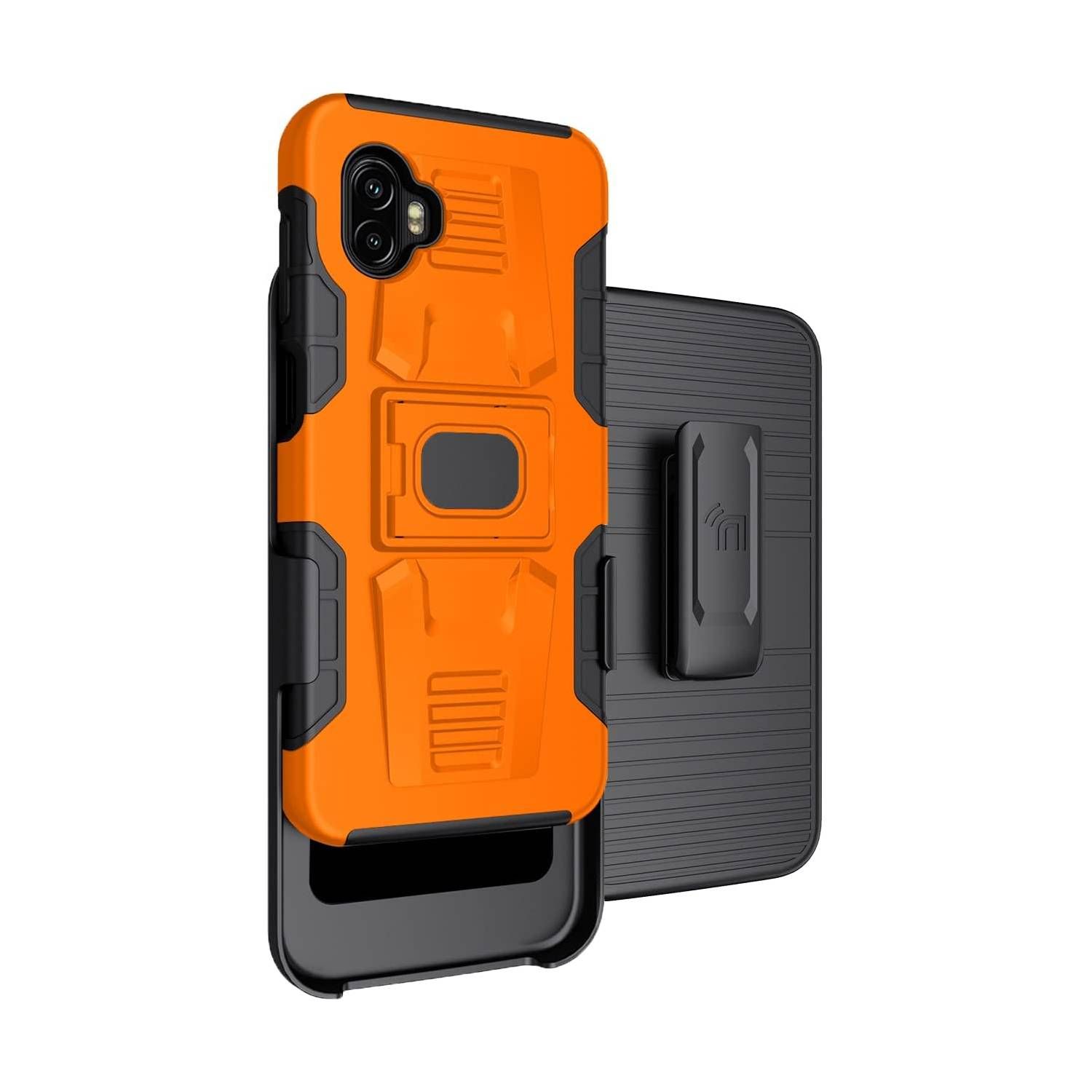 Nakedcellphone Rugged Ring Grip Cover, vistas frontal e traseira