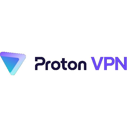 Logotipo Proton VPN em um fundo branco