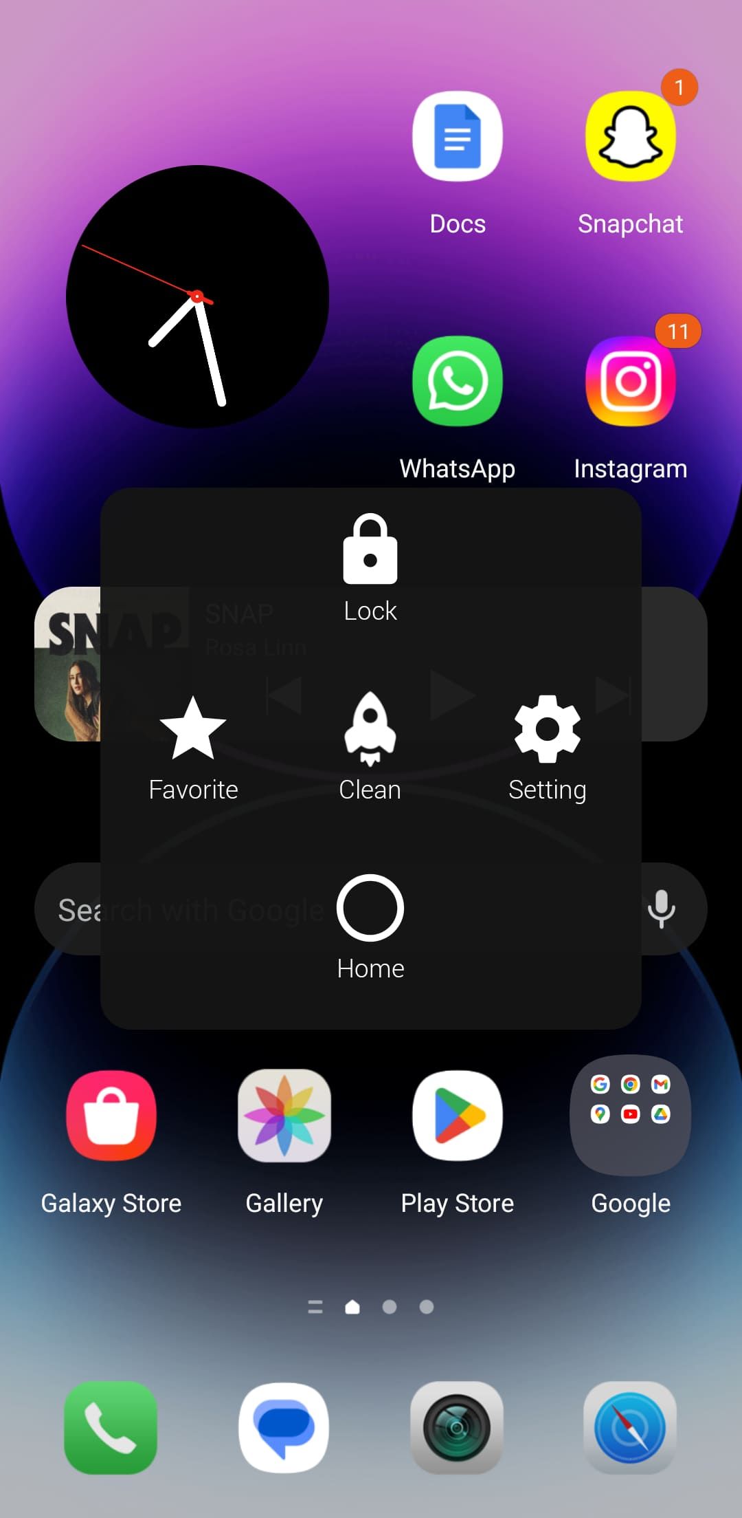Captura de tela do aplicativo Assistive Touch no Android