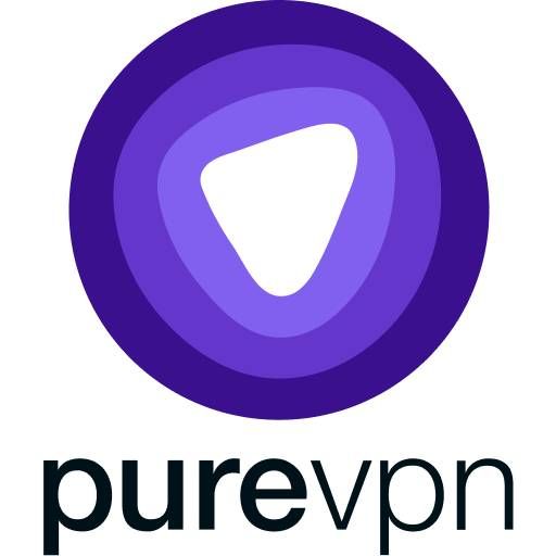 Logotipo PureVPN em fundo branco 