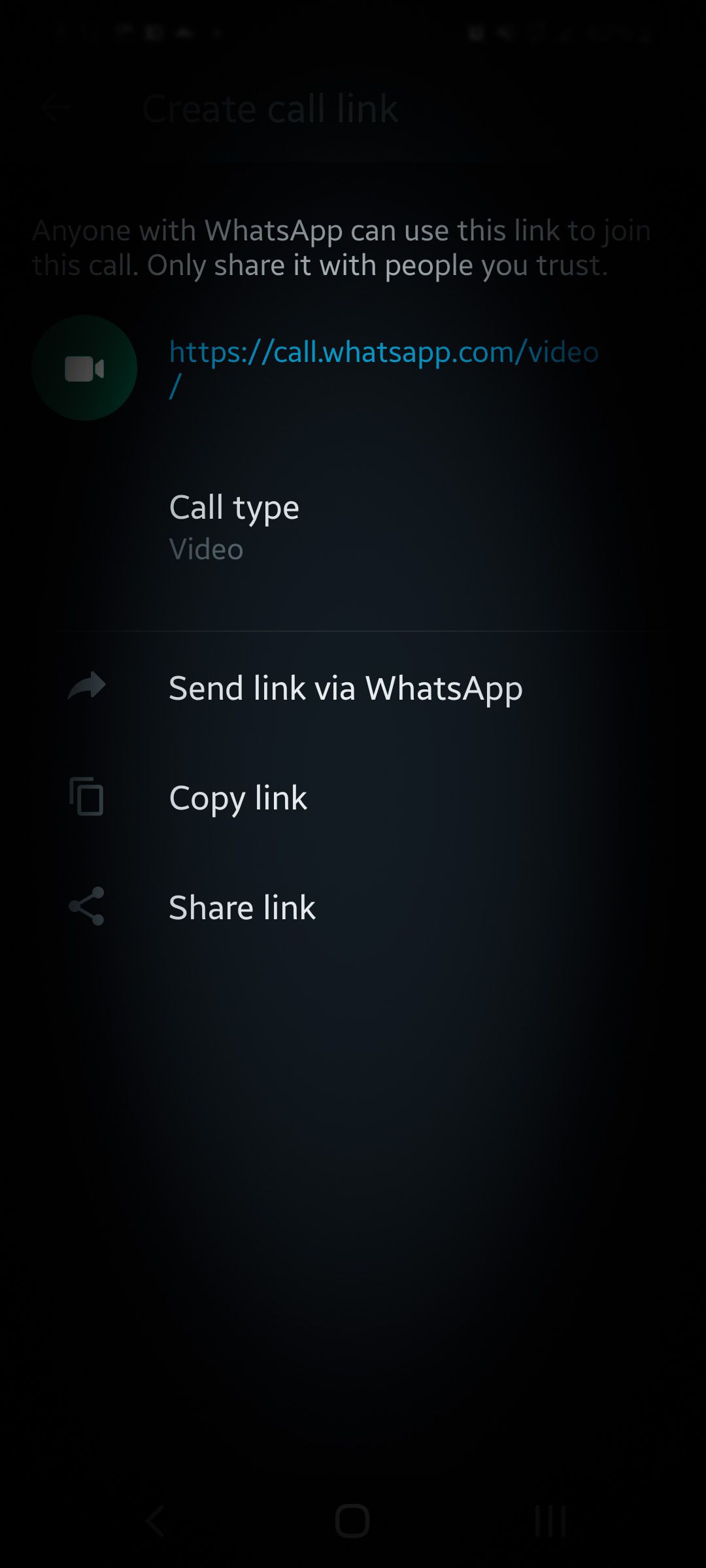 Como configurar links de chamadas do WhatsApp – Etapa quatro