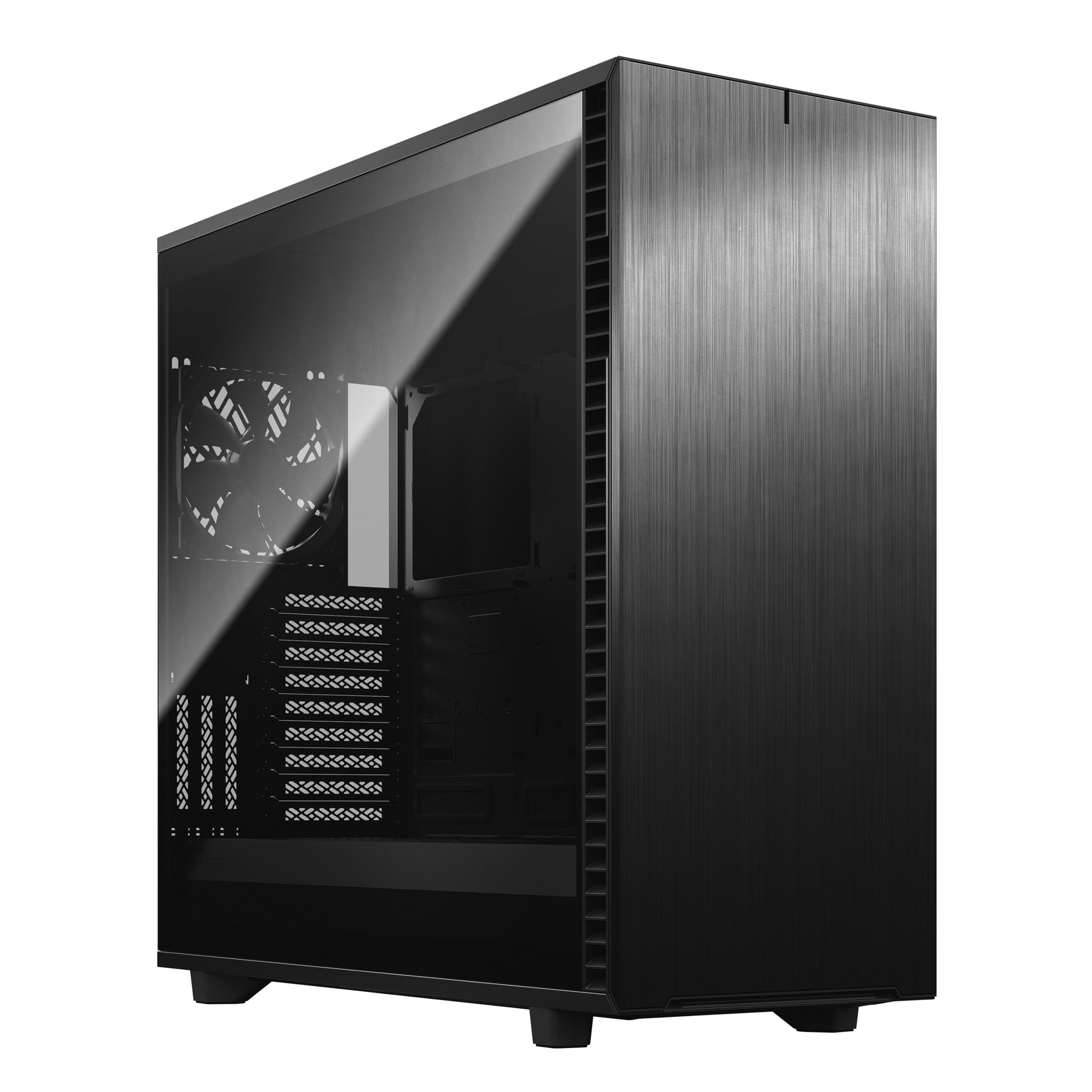 Fractal Design Define 7 XL em preto, vista angular