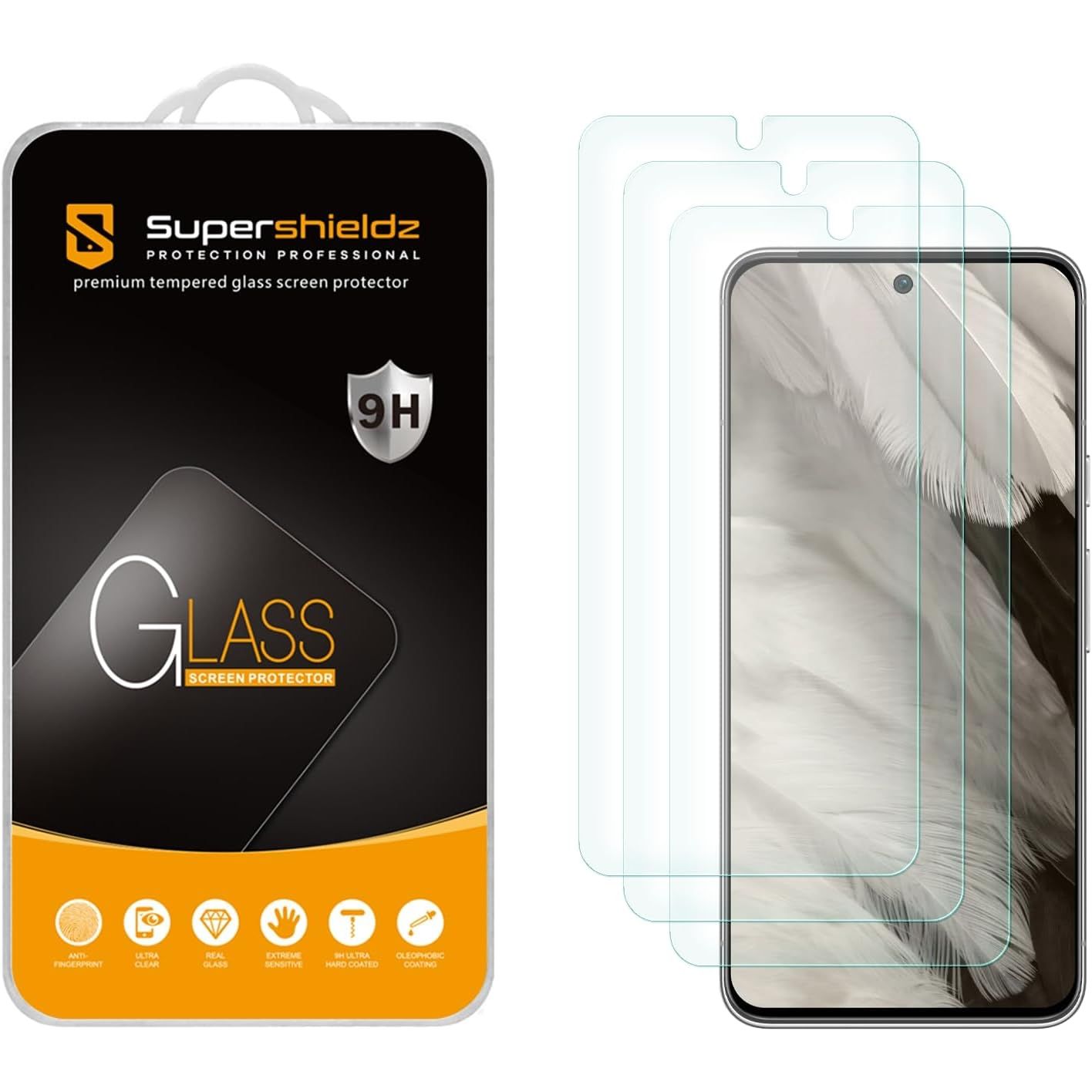 supershieldz-protetor de tela para pixel-8