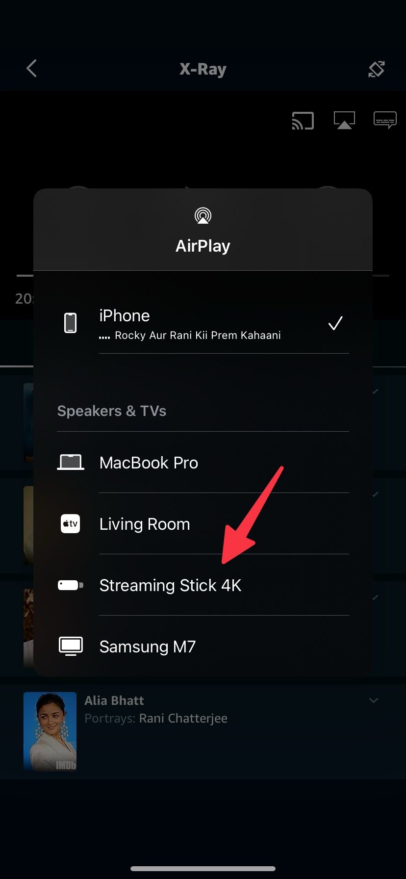 AirPlay do Prime Video para Roku