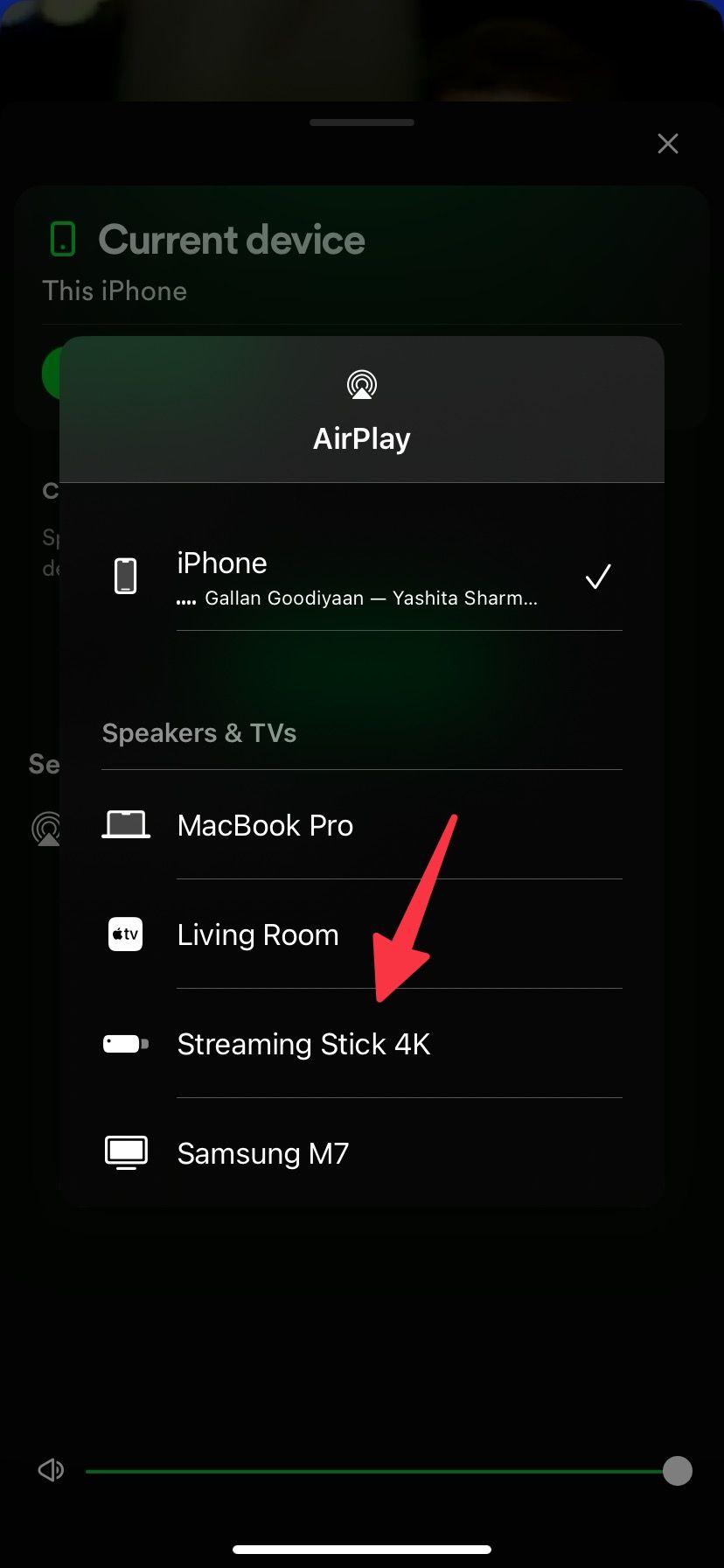 AirPlay do Spotify para Roku