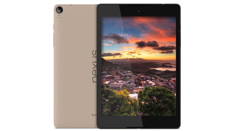 Tablet Google Nexus 9 na cor areia