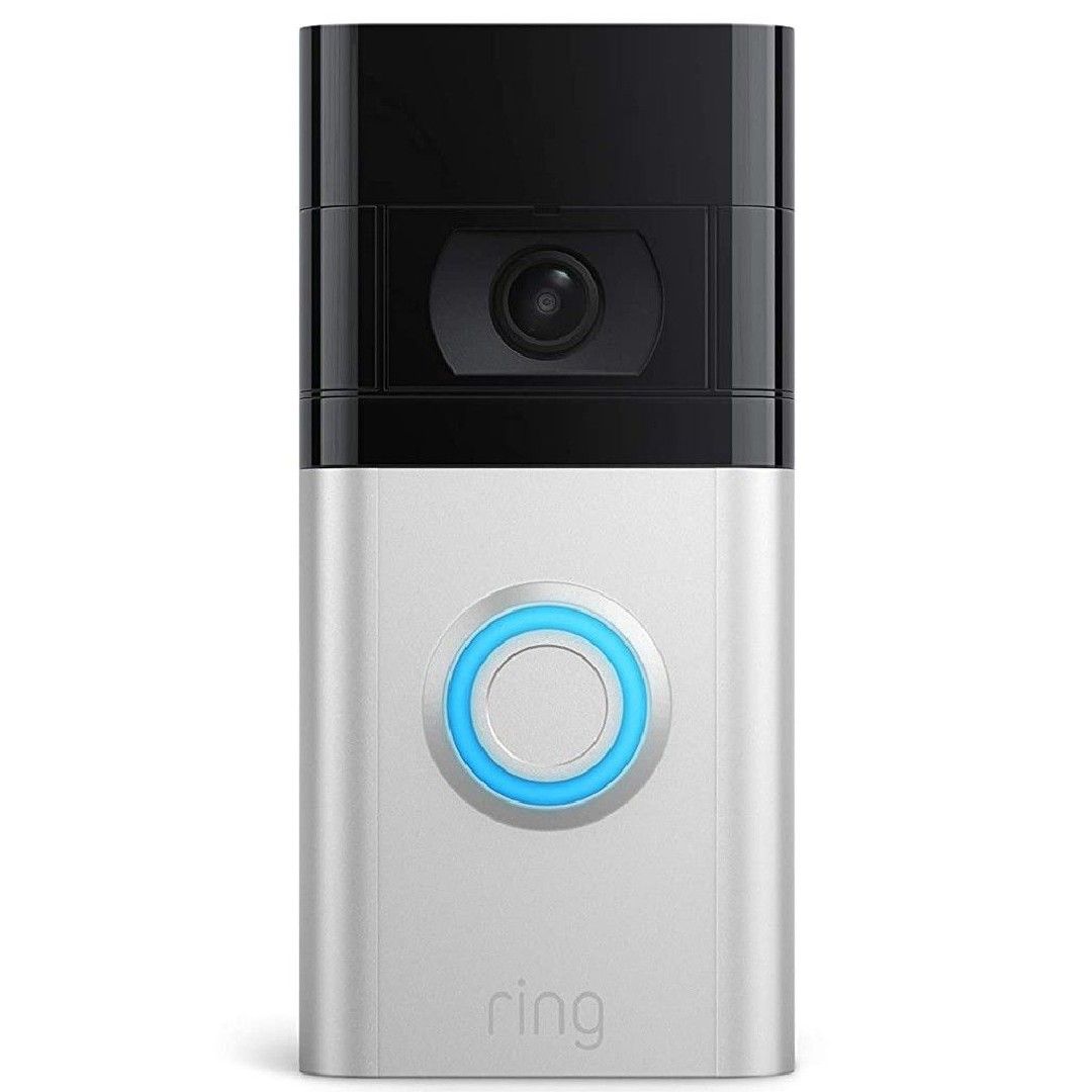 The Ring Video Doorbell 4 contra um fundo branco