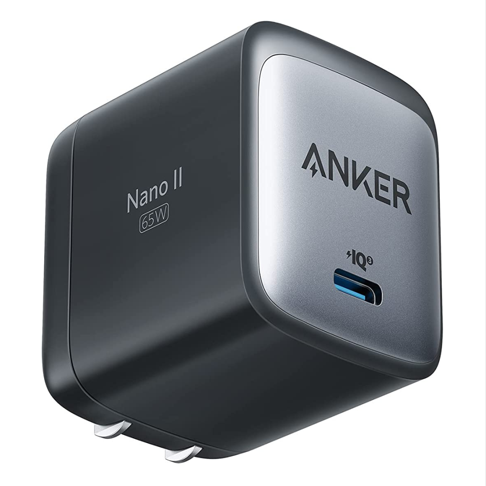  Carregador Anker USB-C 715 Nano II 65W em fundo branco