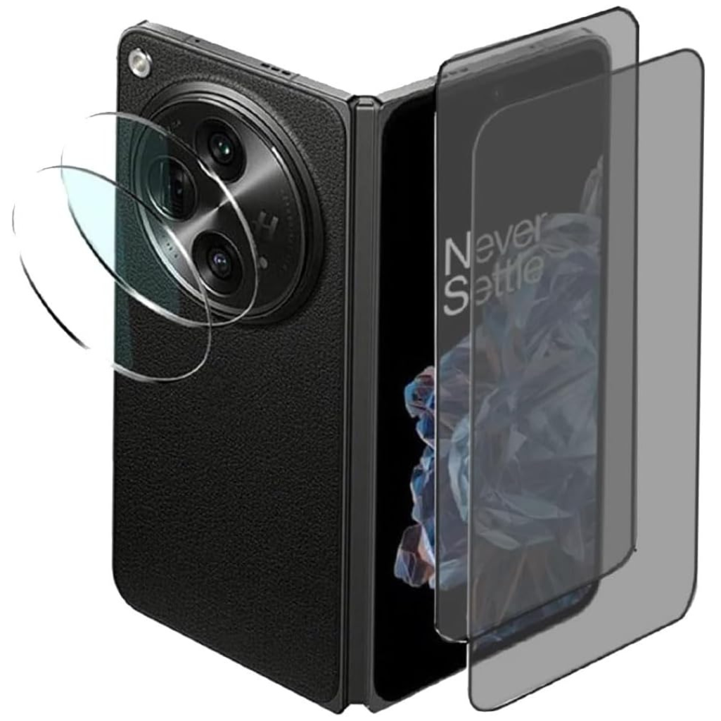 Protetor de tela de privacidade frontal YuuKeni para OnePlus Open em um fundo branco