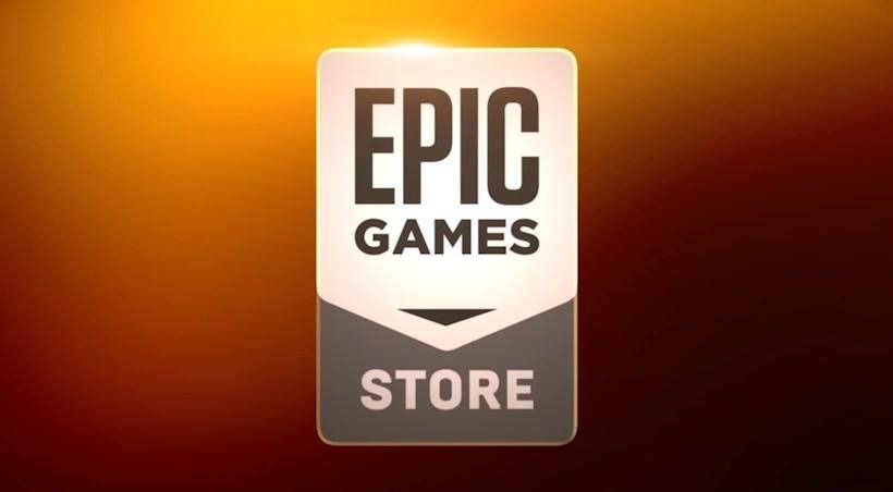 Captura de tela do logotipo da Epic Store em um gráfico quadrado