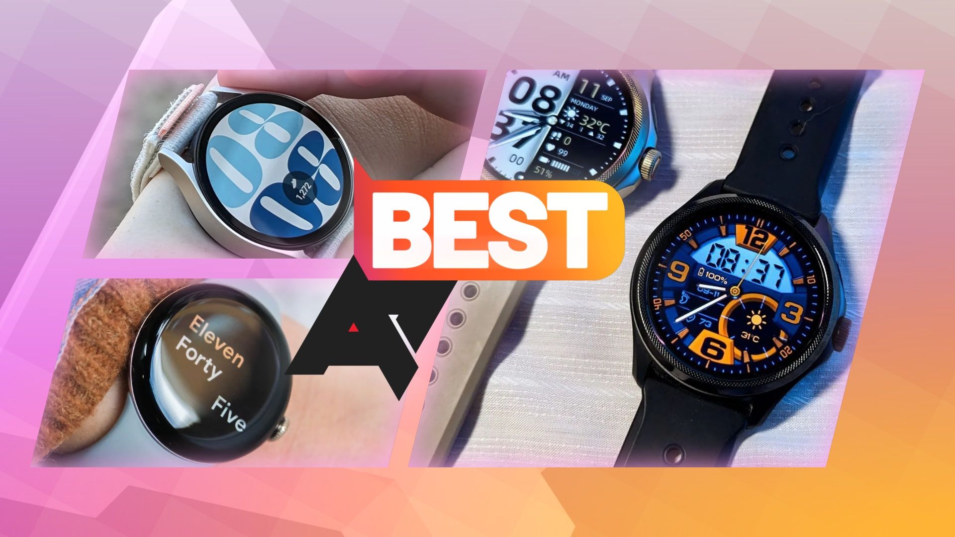 Uma coleção dos melhores smartwatches Android