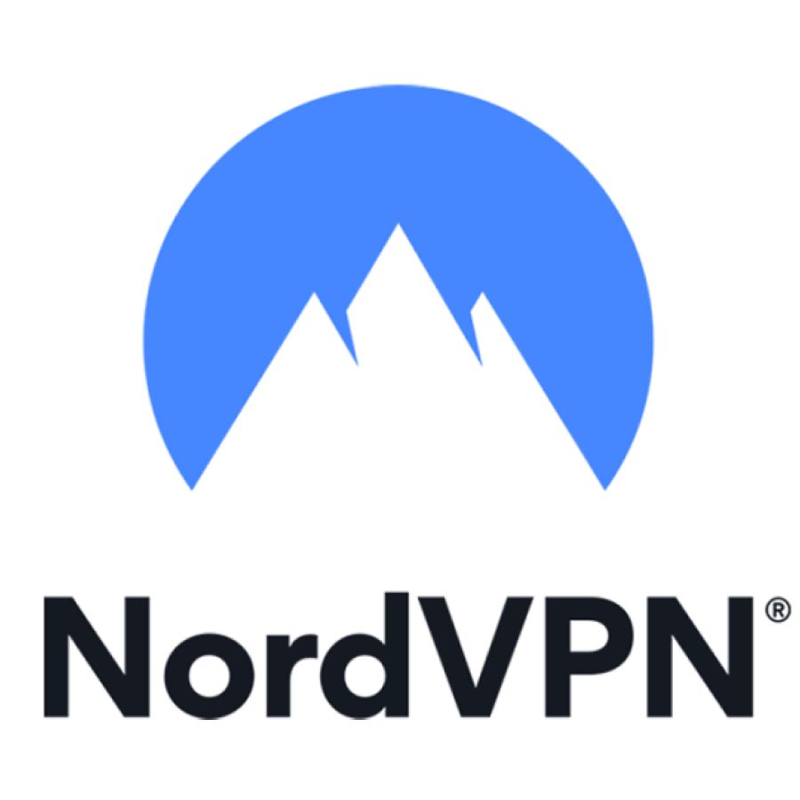 Logotipo da NordVPN em fundo branco