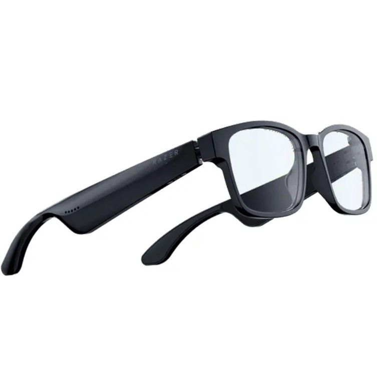 óculos inteligentes razer anzu em um fundo branco