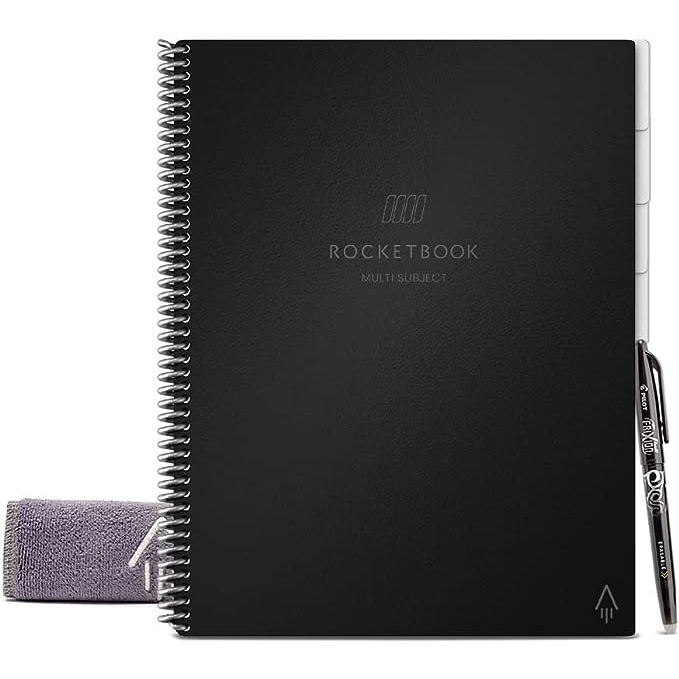 Notebook inteligente reutilizável multiassunto Rocketbook