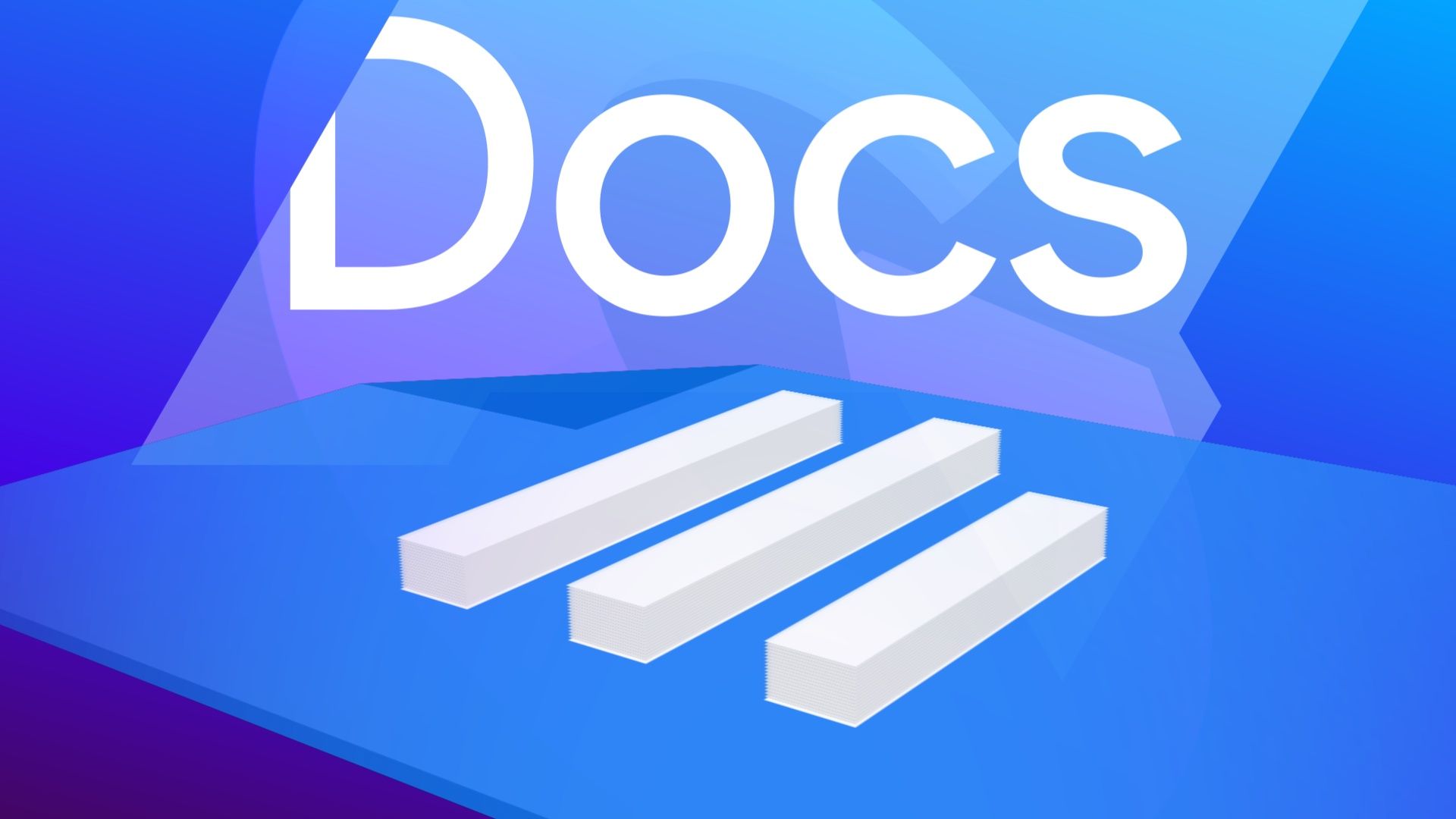 O logotipo do Google Docs com a palavra 