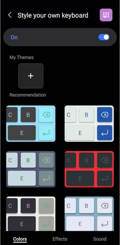 Estilize seu próprio menu de teclado no aplicativo Keys Cafe