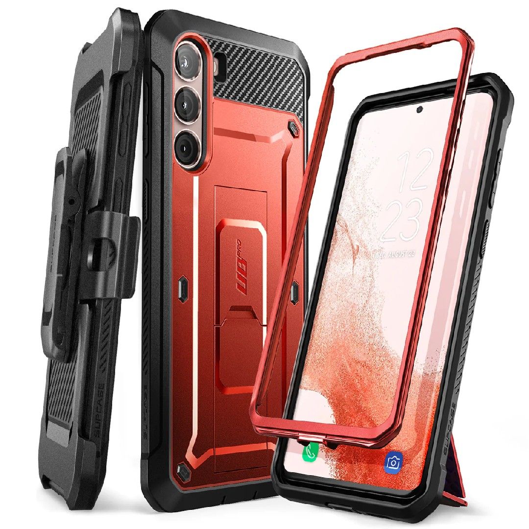 galaxy-s23-unicorn-beetle-pro-rugged-case-metálico-vermelho