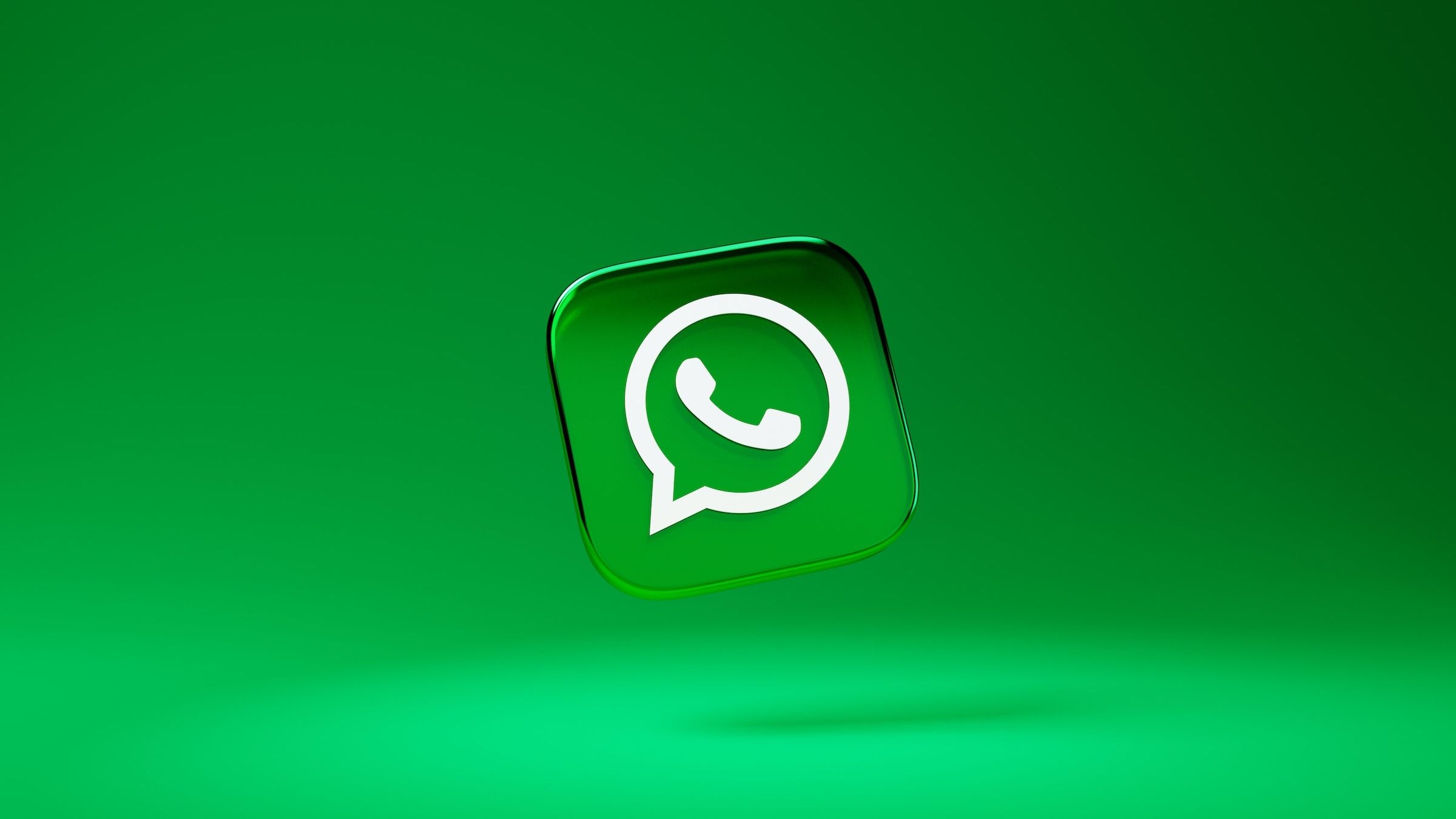 Logotipo do WhatsApp com fundo verde