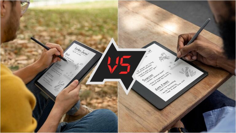 Caneta Amazon Kindle Scribe Basic vs. Caneta Premium: Qual é a diferença?