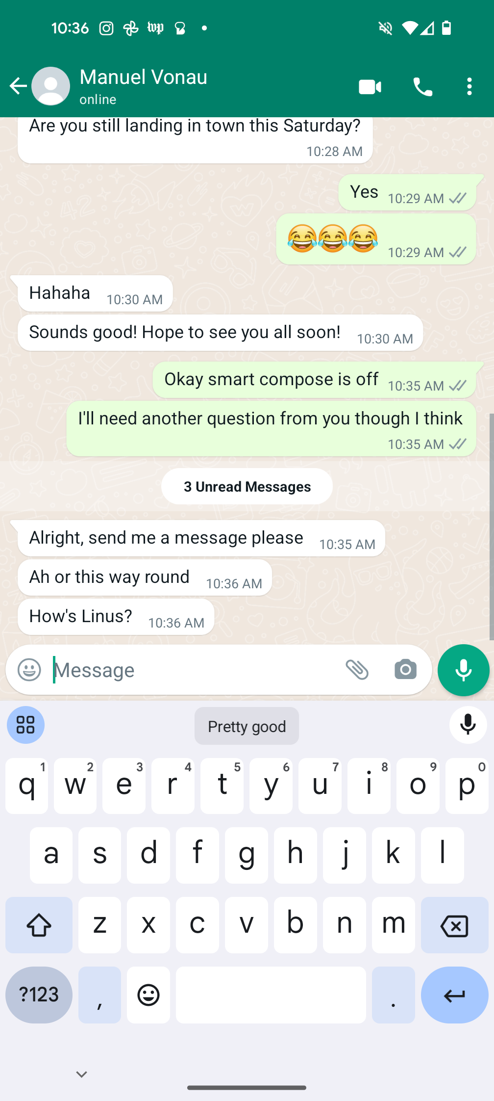 Captura de tela da resposta do WhatsApp Gemini