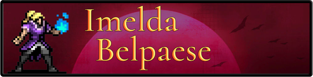 Banner do personagem Imelda Belpaese dos Sobreviventes Vampiros