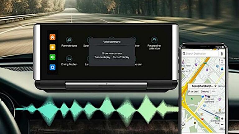 Adicione o Android Auto a qualquer carro com esta tela dobrável de 6,8 polegadas por menos de US$ 100 hoje