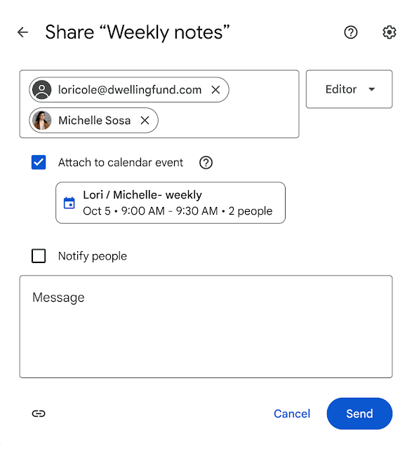 Compartilhamento de calendário do Google Drive-1