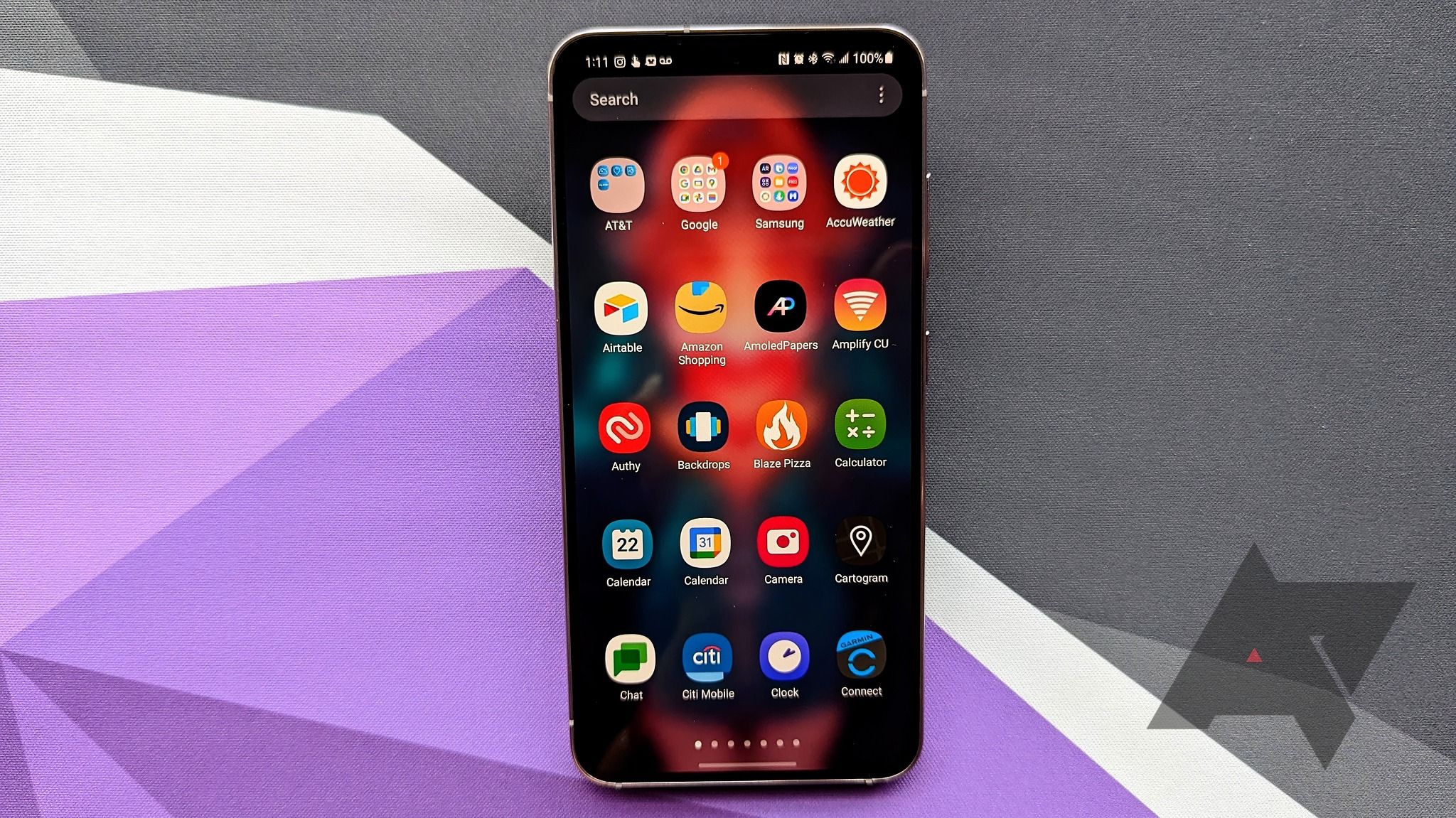 Uma gaveta de aplicativos UI Home no Samsung Galaxy S23