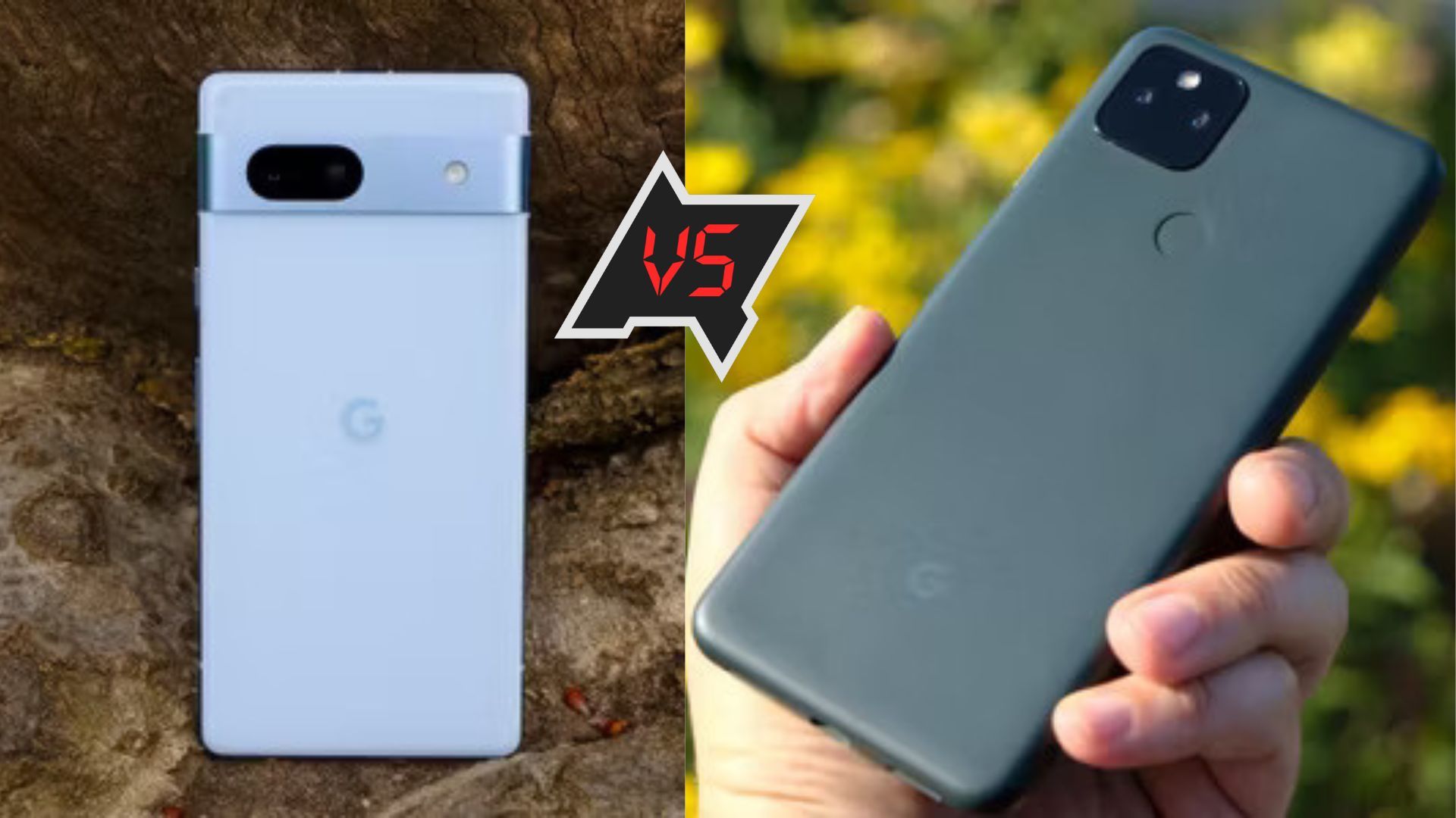 Google Pixel 7a x Google Pixel 5a