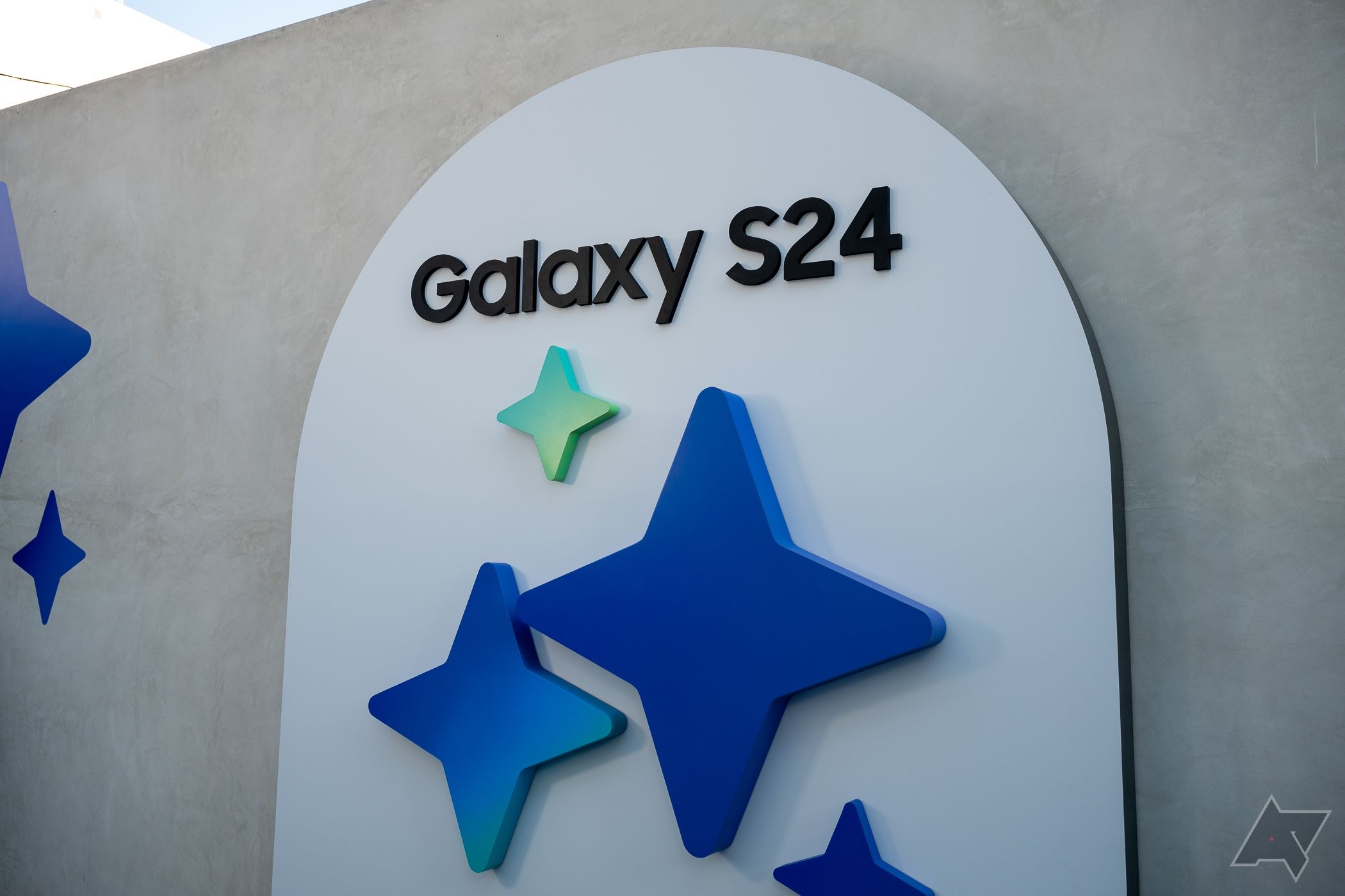 O logotipo do Samsung Galaxy AI aparece abaixo das palavras Galaxy S24
