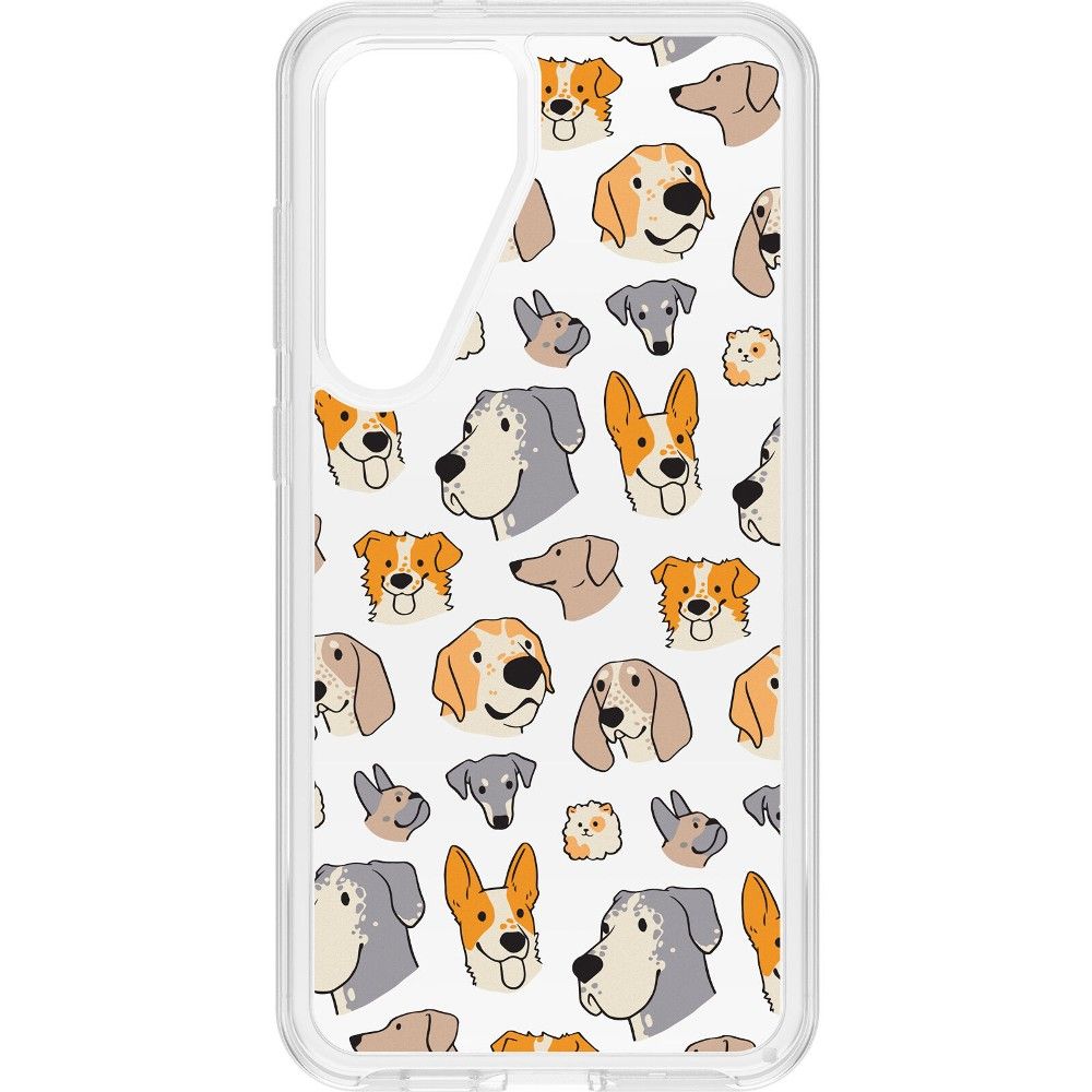A edição limitada de Dogs estampada na capa transparente Otterbox Symmetry Series para Galaxy S24+