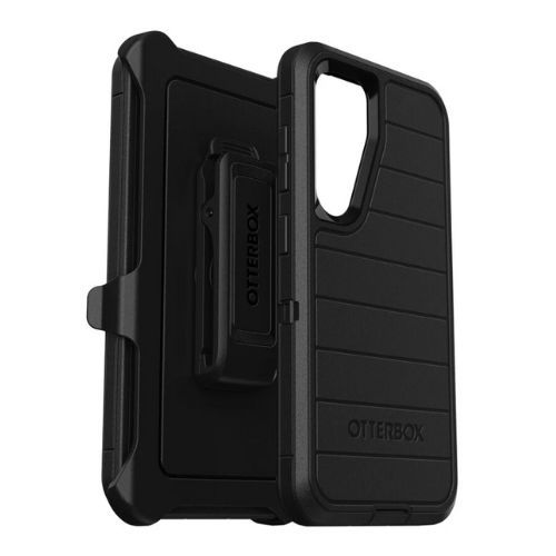 OtterBox Defender Series Pro para Galaxy S24 em preto com suporte para clipe de cinto