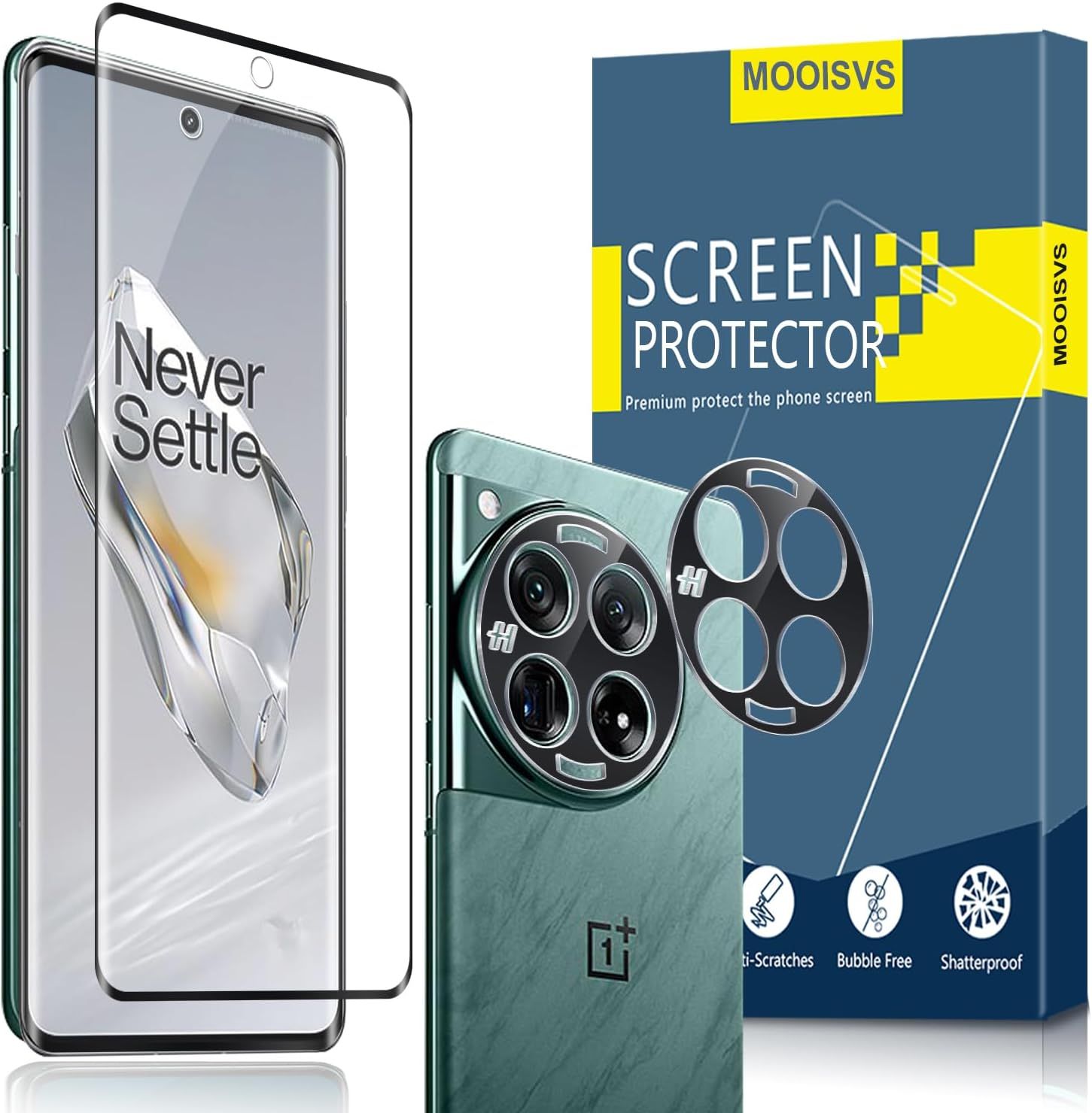Renderização do protetor de tela Mooisvs para OnePlus 12