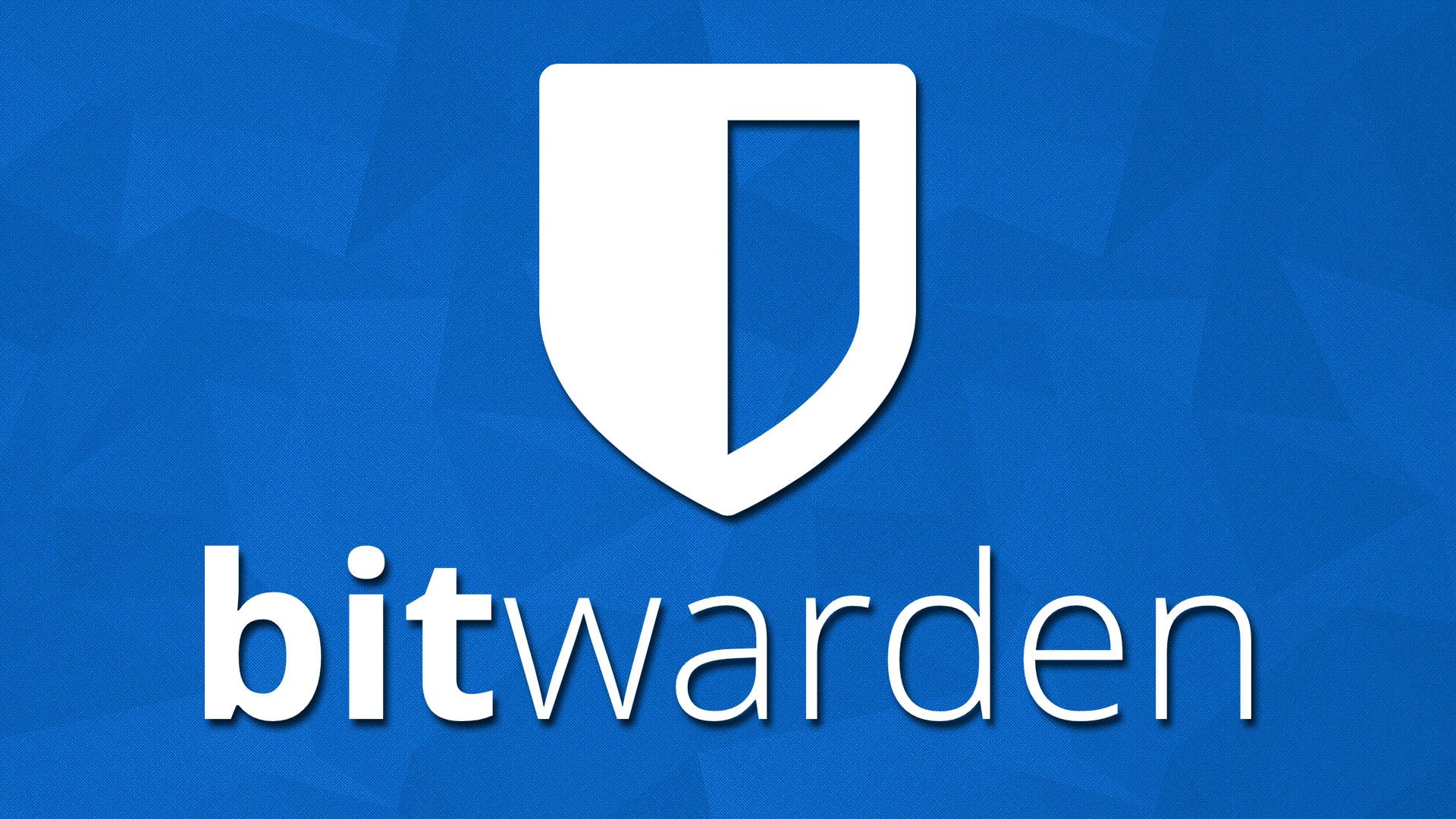 O logotipo oficial da Bitwarden