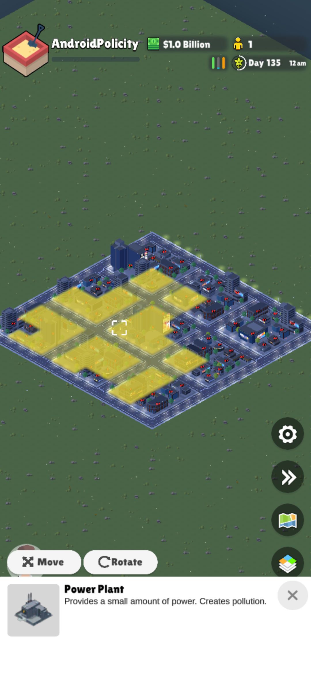 Usina base Pocket City 2
