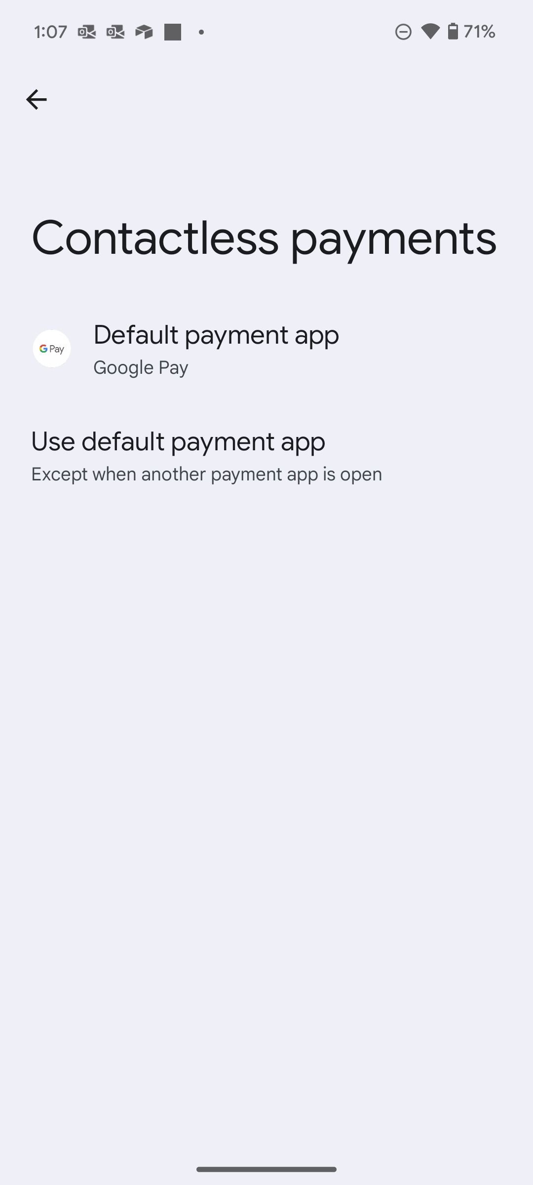 Pagamentos sem contato no Android