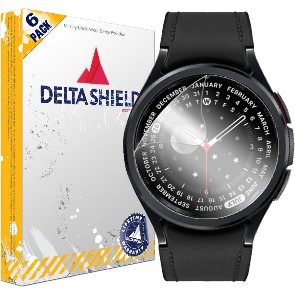 Protetor de tela deltashield para Galaxy Watch 6 Classic de 43 mm