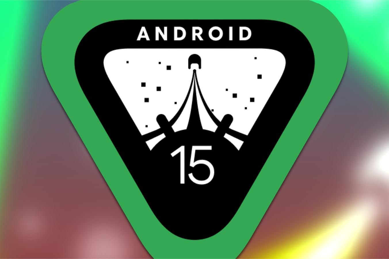 android-15-oficial-emblema-preto-heroi