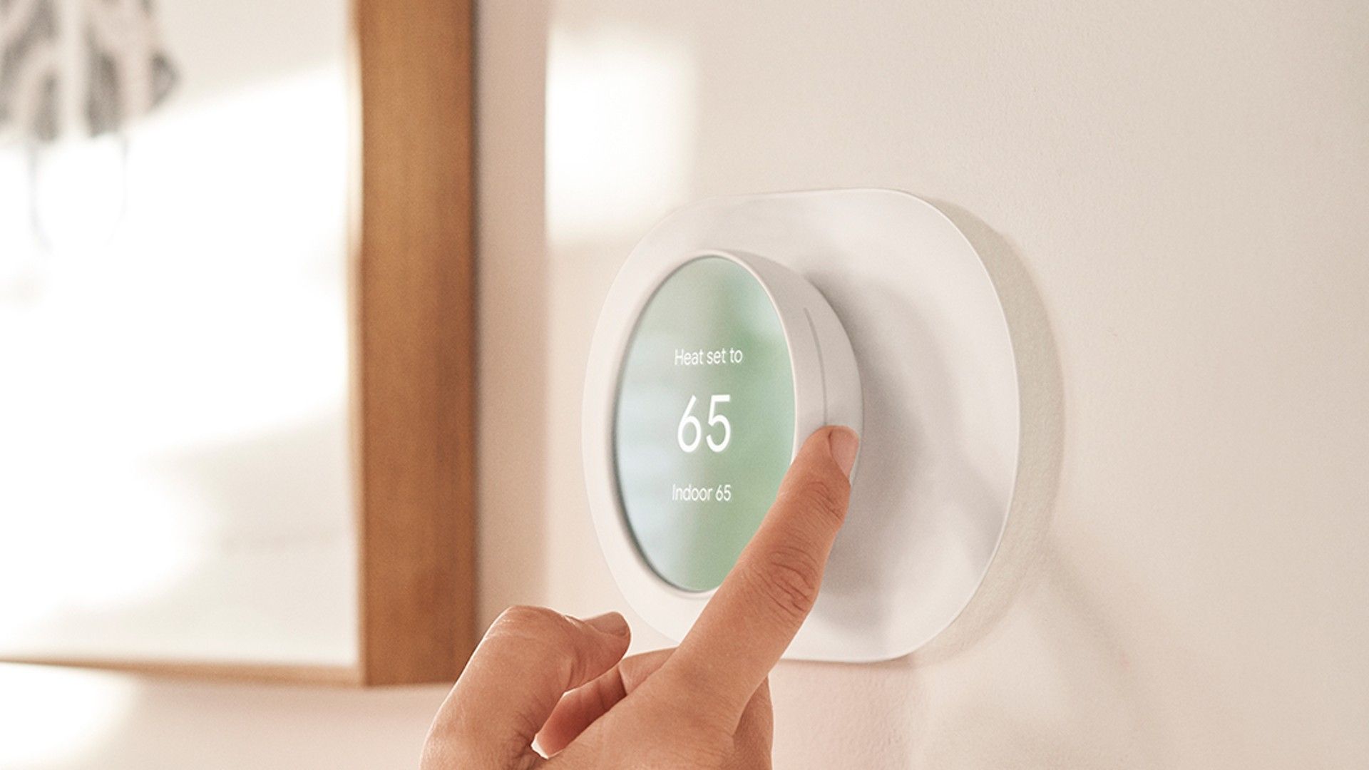 Ajuste manual do termostato inteligente Google Nest