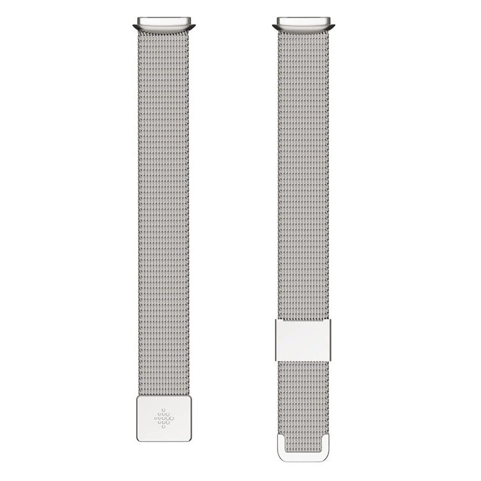 Fitbit-Luxe-Platinum-Malha de aço inoxidável
