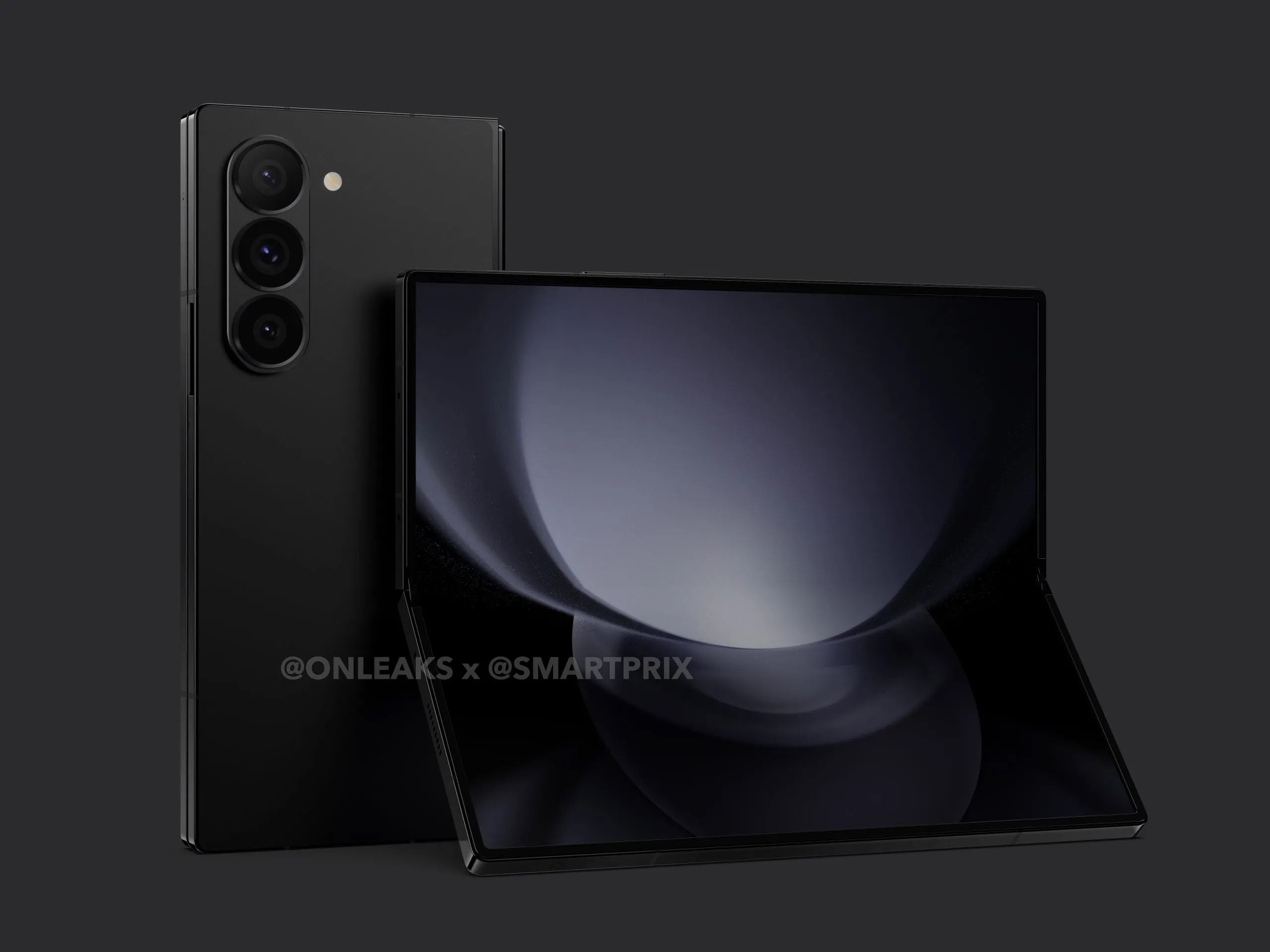 Vazou renderização do Samsung Galaxy Z Fold 6