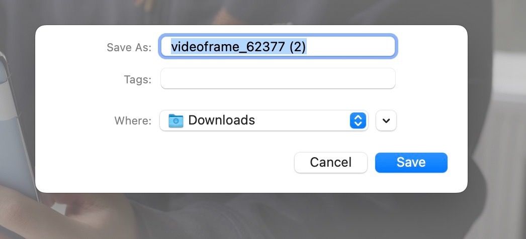 salvar quadro de vídeo do Chrome