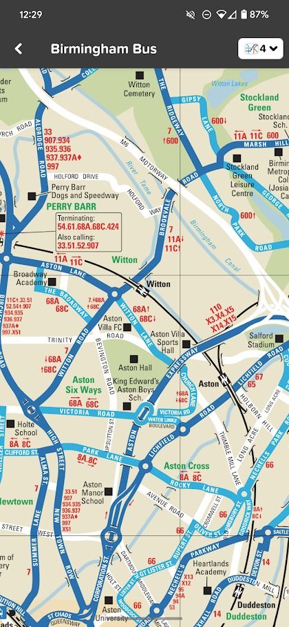 mapas oficiais do citymapper no aplicativo
