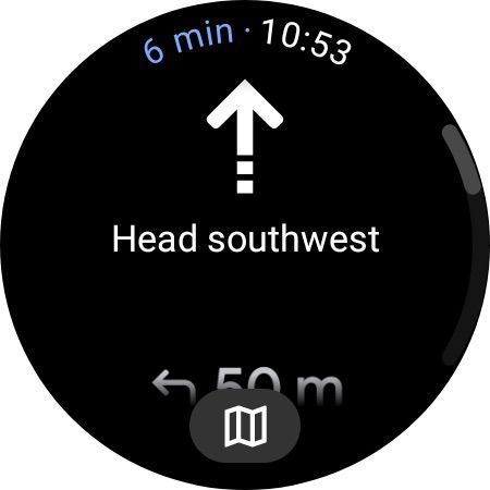 Google Maps para Wear OS – instruções passo a passo