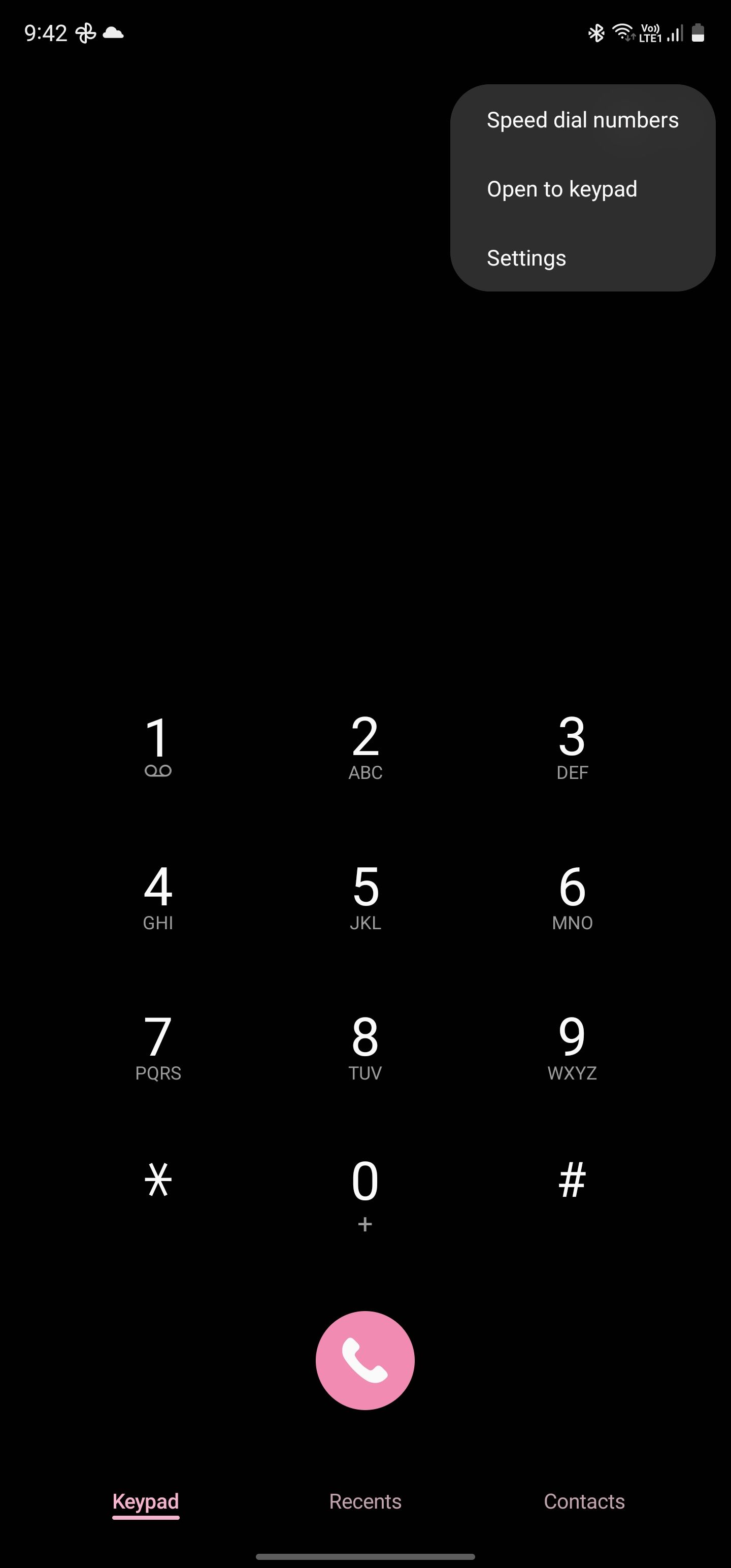 Aplicativo para telefone Samsung