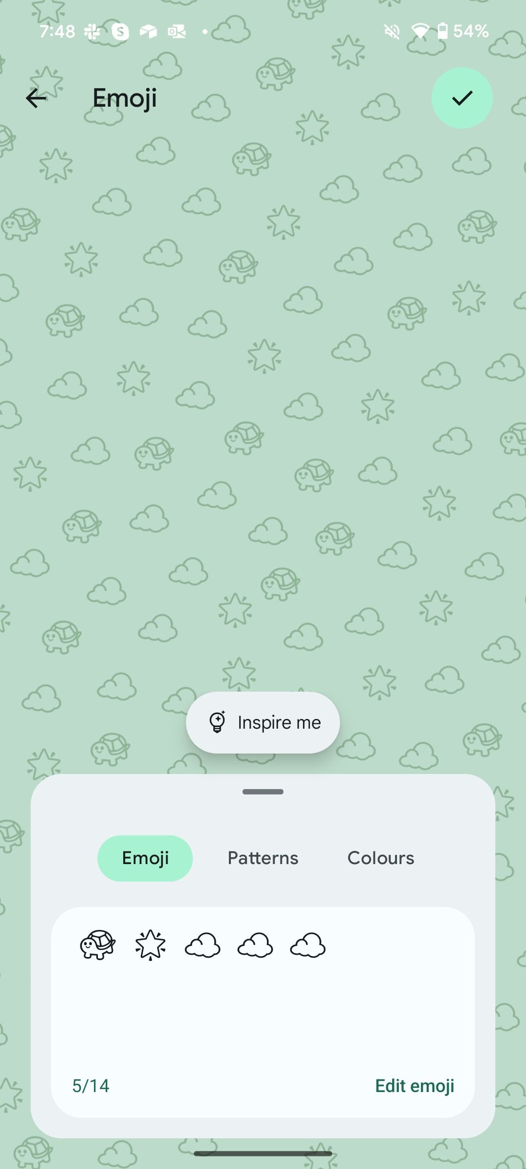 papéis de parede emoji no Android
