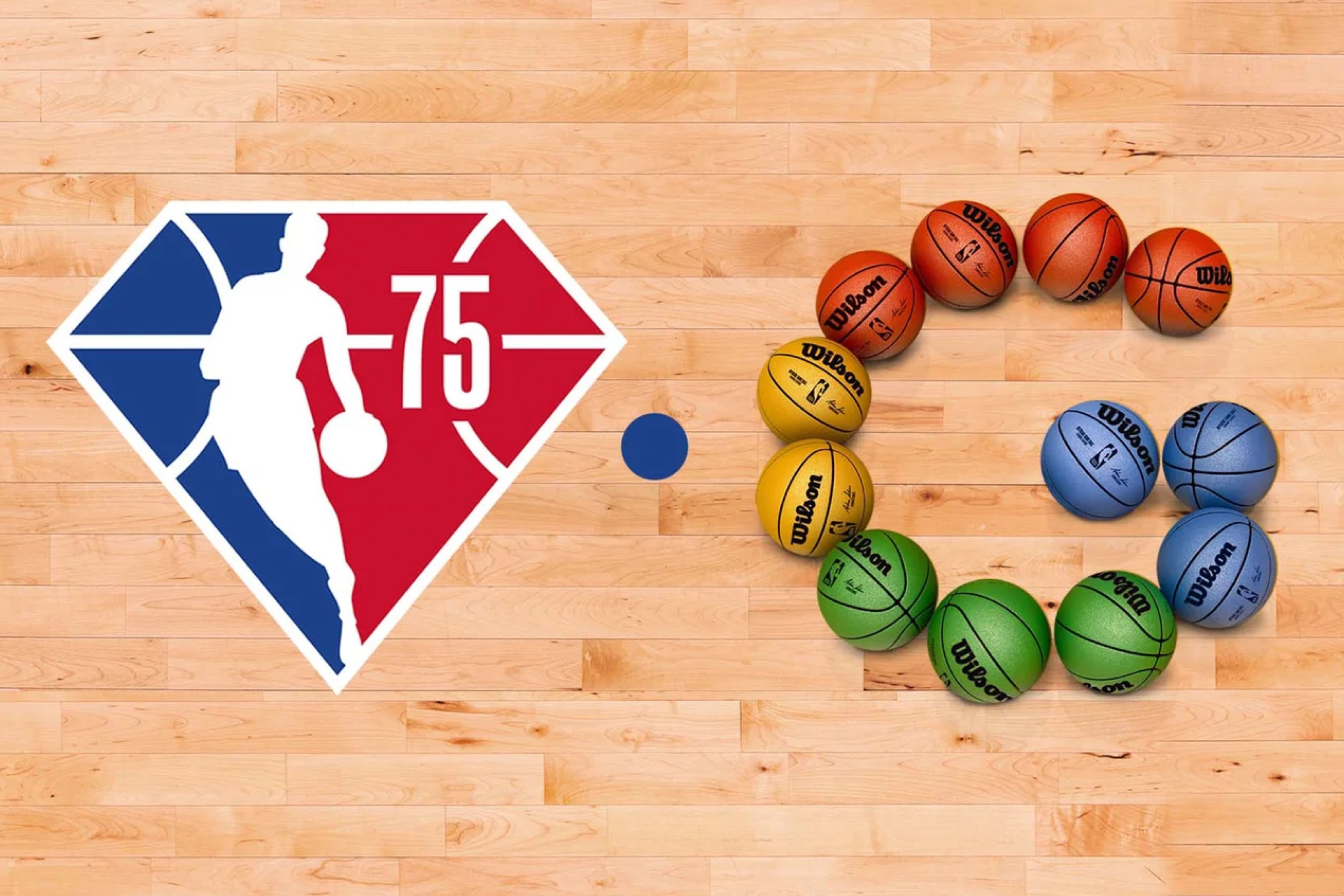 Um gráfico que mostra a colaboração entre o Google e a NBA.