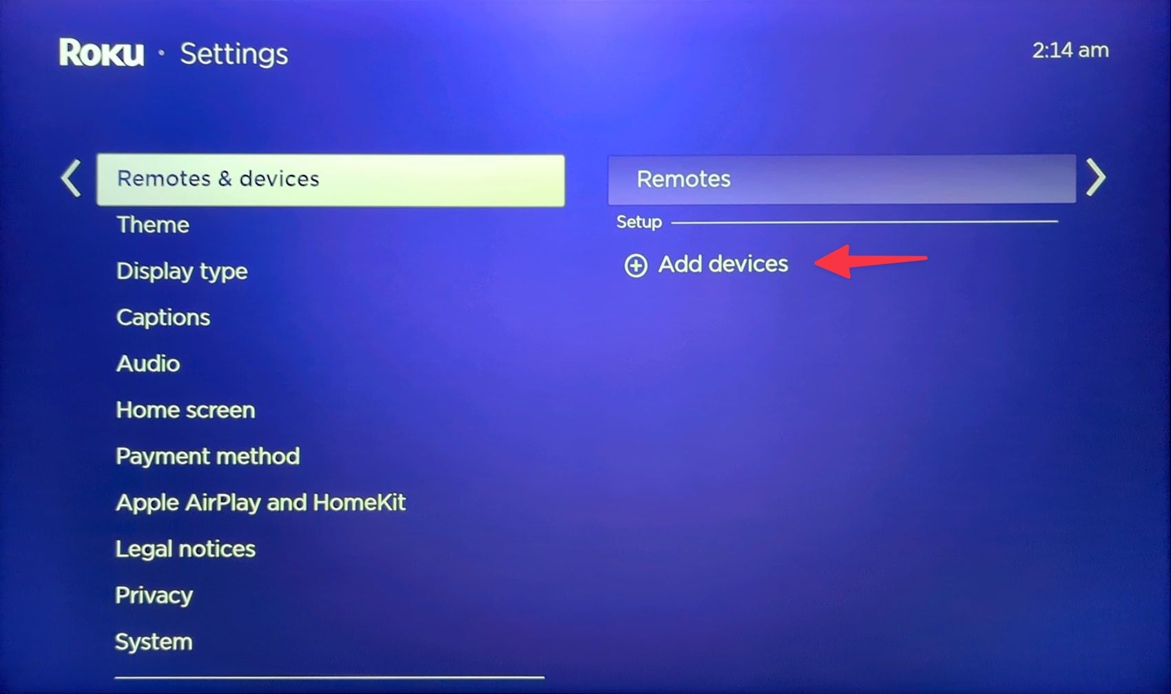 Adicione um novo controle remoto ao Roku